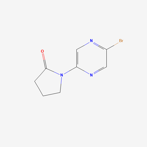 1-(5-Bromopyrazin-2-yl)pyrrolidin-2-one