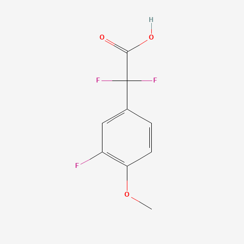 2,2-Difluoro-2-(3-fluoro-4-methoxyphenyl)acetic acid