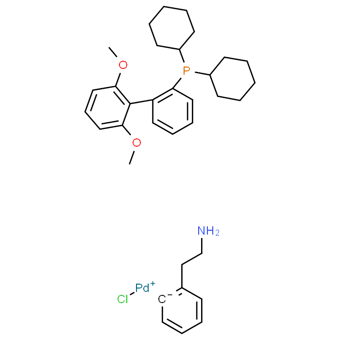 Chloro(2-dicyclohexylphosphino-2',6'-dimethoxy-1,1'-biphenyl)[2-(2-aminoethylphenyl)]palladium(II)