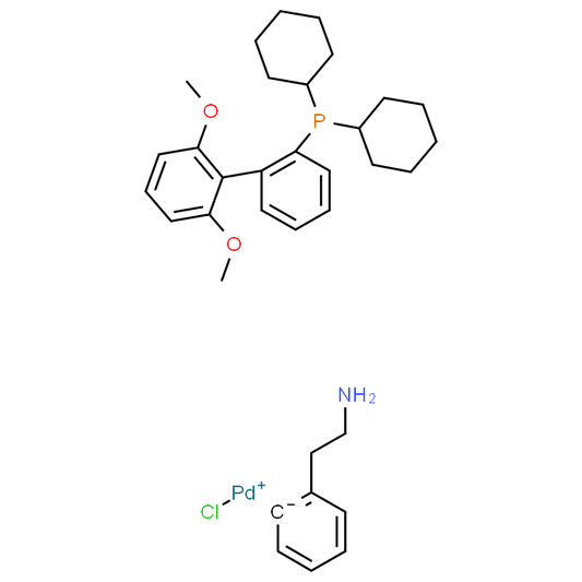 Chloro(2-dicyclohexylphosphino-2',6'-dimethoxy-1,1'-biphenyl)[2-(2-aminoethylphenyl)]palladium(II)