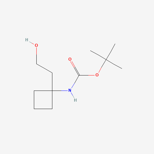 tert-butyl N-[1-(2-hydroxyethyl)cyclobutyl]carbamate