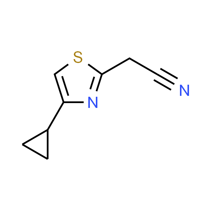 2-(4-Cyclopropylthiazol-2-yl)acetonitrile