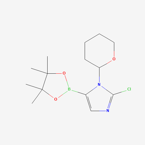 2-Chloro-1-(tetrahydro-2H-pyran-2-yl)-5-(4,4,5,5-tetramethyl-1,3,2-dioxaborolan-2-yl)-1H-imidazole