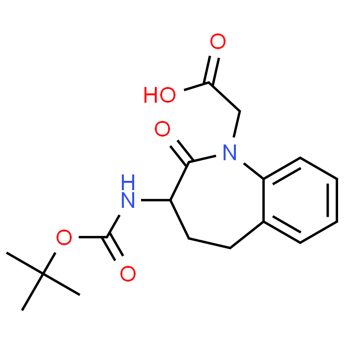 2-(3-((tert-Butoxycarbonyl)amino)-2-oxo-2,3,4,5-tetrahydro-1H-benzo[b]azepin-1-yl)acetic acid