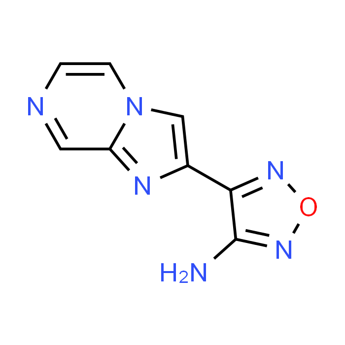 4-(Imidazo[1,2-a]pyrazin-2-yl)-1,2,5-oxadiazol-3-amine