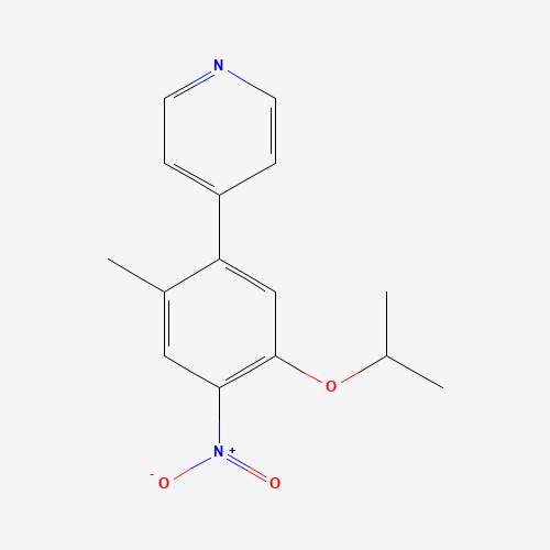 4-(5-Isopropoxy-2-methyl-4-nitrophenyl)pyridine