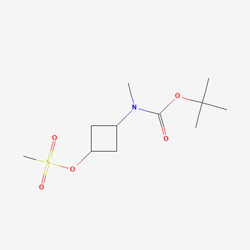 tert-butyl N-methyl-N-[(1s,3s)-3-(methanesulfonyloxy)cyclobutyl]carbamate