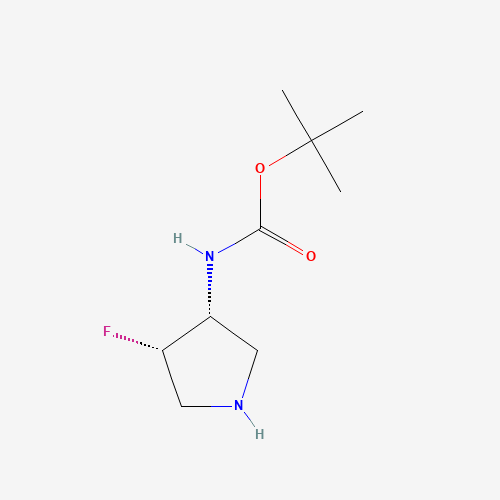 tert-Butyl ((3R,4S)-4-fluoropyrrolidin-3-yl)carbamate