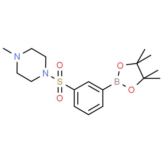 1-Methyl-4-((3-(4,4,5,5-tetramethyl-1,3,2-dioxaborolan-2-yl)phenyl)sulfonyl)piperazine