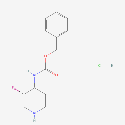 Benzyl ((3S,4R)-3-fluoropiperidin-4-yl)carbamate hydrochloride