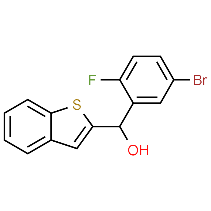 Benzo[b]thiophen-2-yl(5-bromo-2-fluorophenyl)methanol