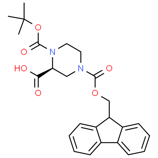 (S)-1-N-Boc-4-N-Fmoc-piperazine2-carboxylic acid