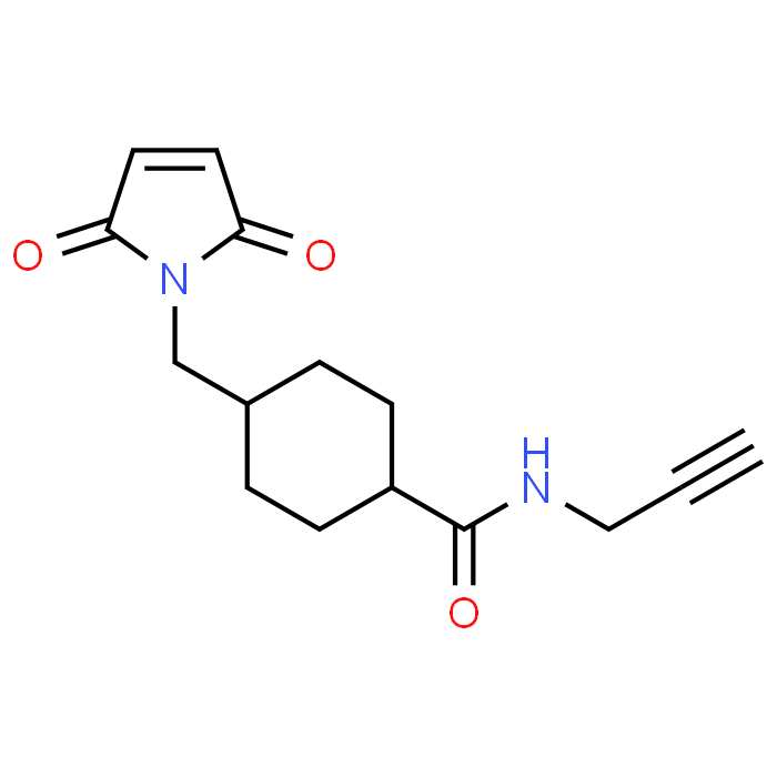 4-((2,5-Dioxo-2,5-dihydro-1H-pyrrol-1-yl)methyl)-N-(prop-2-yn-1-yl)cyclohexanecarboxamide