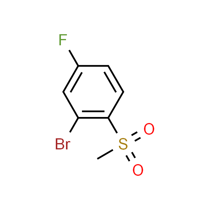 2-Bromo-4-fluoro-1-(methylsulfonyl)benzene