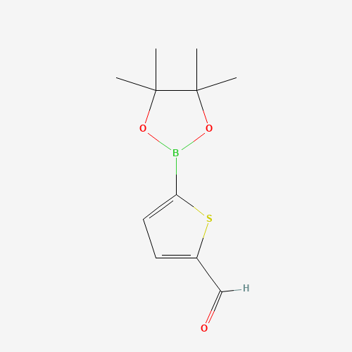 5-(4,4,5,5-Tetramethyl-1,3,2-dioxaborolan-2-yl)thiophene-2-carbaldehyde - Achmem