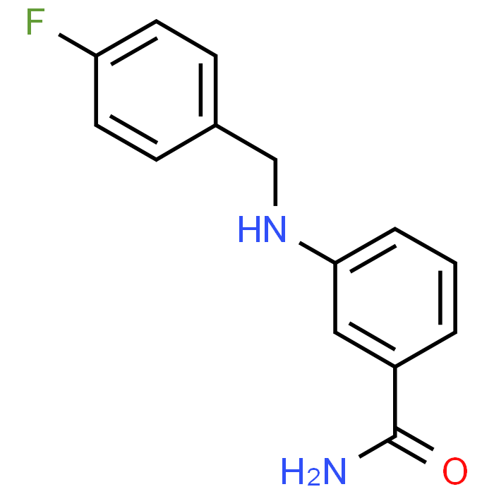 3-{[(4-fluorophenyl)methyl]amino}benzamide