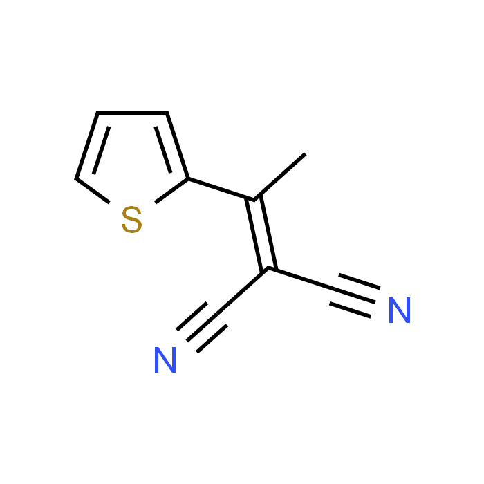 2-(1-(Thiophen-2-yl)ethylidene)malononitrile