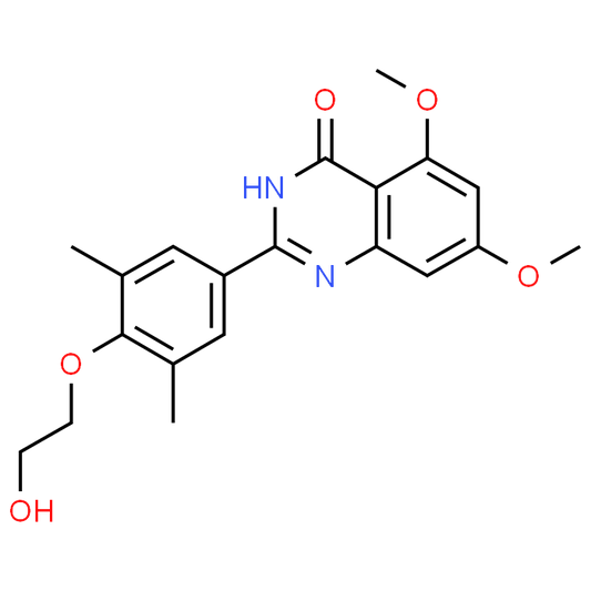 2-(4-(2-Hydroxyethoxy)-3,5-dimethylphenyl)-5,7-dimethoxyquinazolin-4(3H)-one