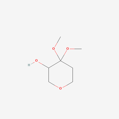 4,4-Dimethoxytetrahydro-2H-pyran-3-ol