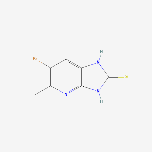 6-Bromo-5-methyl-3H-imidazo[4,5-b]pyridine-2-thiol