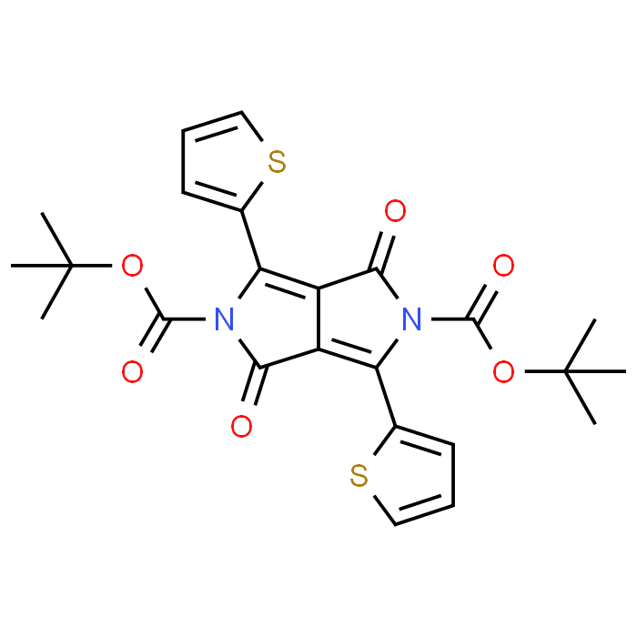 Di-tert-butyl 1,4-dioxo-3,6-di(thiophen-2-yl)pyrrolo[3,4-c]pyrrole-2,5(1H,4H)-dicarboxylate