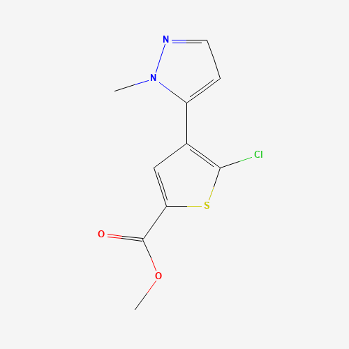 Methyl 5-chloro-4-(1-methyl-1H-pyrazol-5-yl)thiophene-2-carboxylate