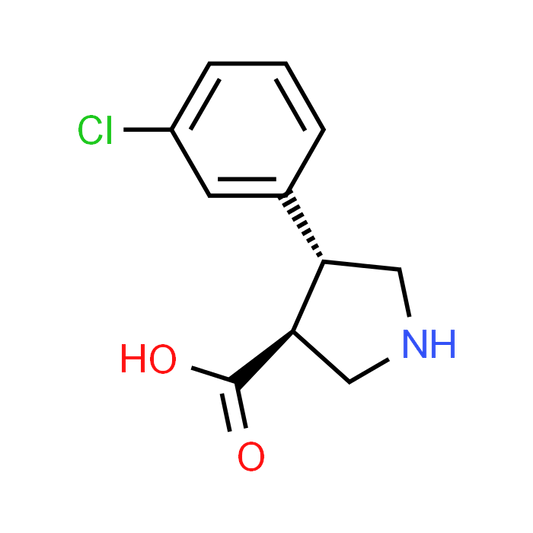 (3S,4R)-4-(3-Chlorophenyl)pyrrolidine-3-carboxylic acid