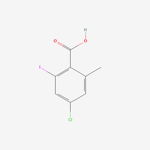 4-Chloro-2-iodo-6-methylbenzoic acid