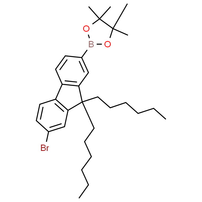 2-(7-Bromo-9,9-dihexyl-9H-fluoren-2-yl)-4,4,5,5-tetramethyl-1,3,2-dioxaborolane