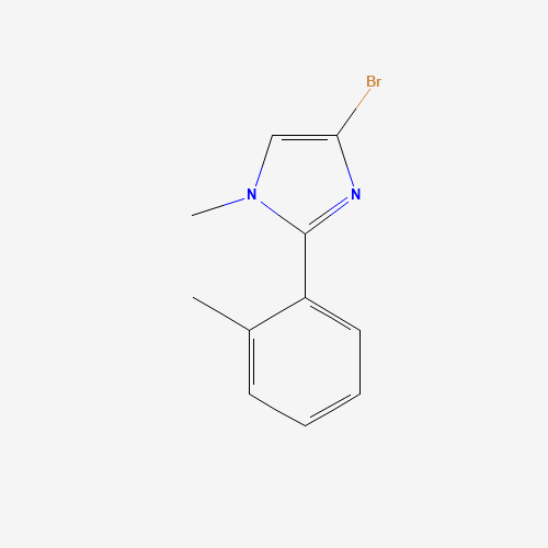 1H-IMidazole, 4-bromo-1-methyl-2-(2-methylphenyl)-