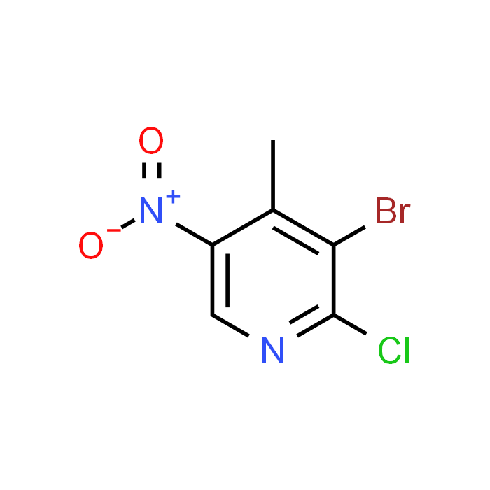 3-Bromo-2-chloro-4-methyl-5-nitropyridine