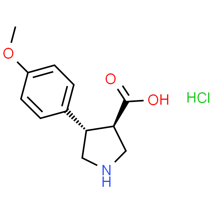 trans-4-(4-Methoxyphenyl)pyrrolidine-3-carboxylic acid hydrochloride