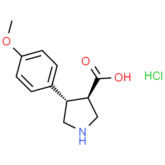 trans-4-(4-Methoxyphenyl)pyrrolidine-3-carboxylic acid hydrochloride