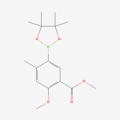 Methyl 2-methoxy-4-methyl-5-(4,4,5,5-tetramethyl-1,3,2-dioxaborolan-2-yl)benzoate