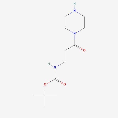 tert-Butyl (3-oxo-3-(piperazin-1-yl)propyl)carbamate