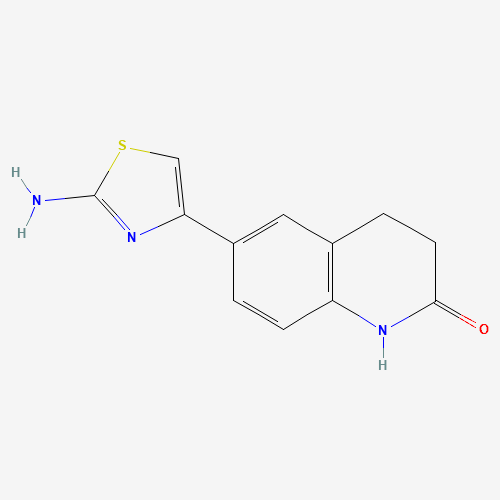 6-(2-Amino-1,3-thiazol-4-yl)-1,2,3,4-tetrahydroquinolin-2-one