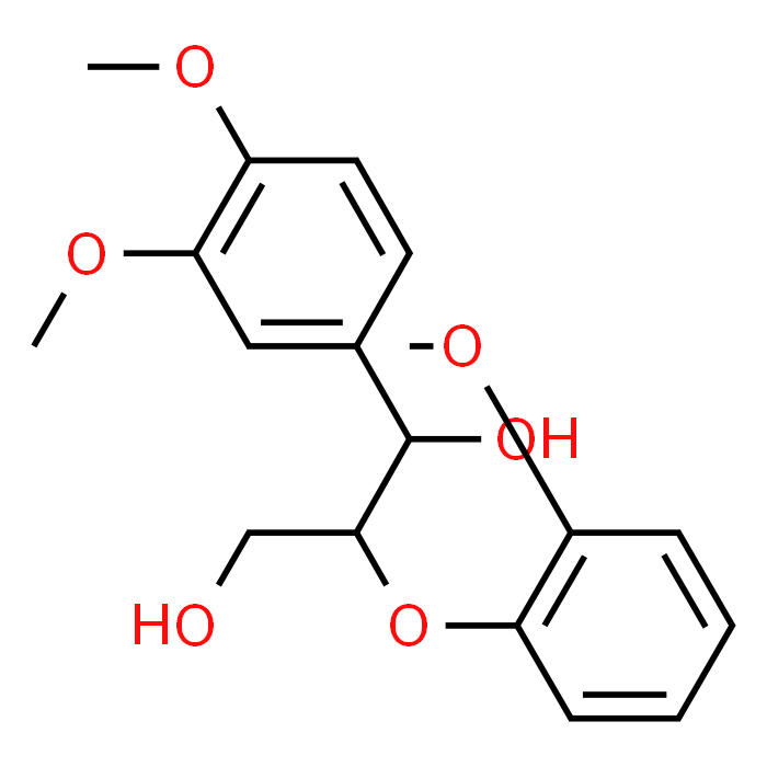 1-(3,4-Dimethoxyphenyl)-2-(2-methoxyphenoxy)propane-1,3-diol
