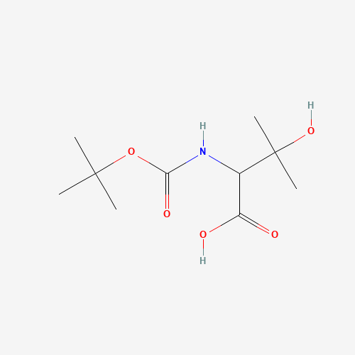 2-((tert-Butoxycarbonyl)amino)-3-hydroxy-3-methylbutanoic acid
