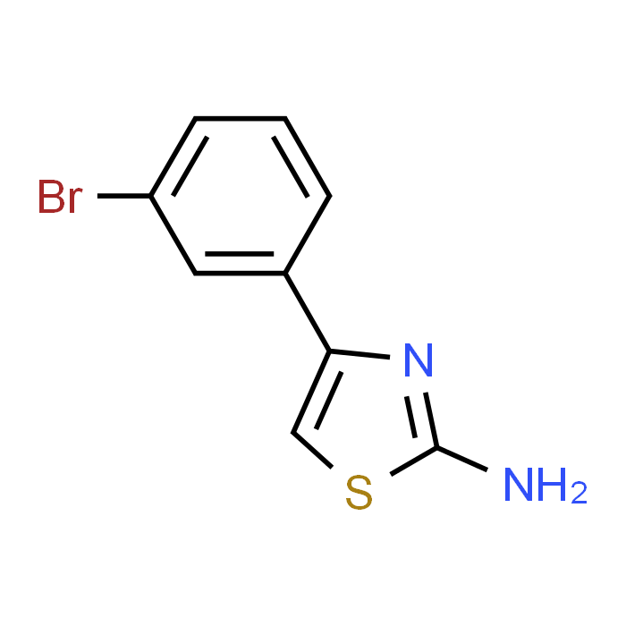 2-Amino-4-(3-bromophenyl)thiazole