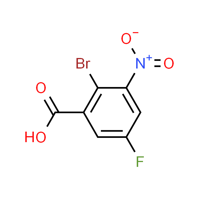 2-Bromo-5-fluoro-3-nitrobenzoic acid