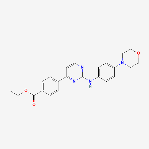Ethyl 4-(2-((4-morpholinophenyl)amino)pyrimidin-4-yl)benzoate