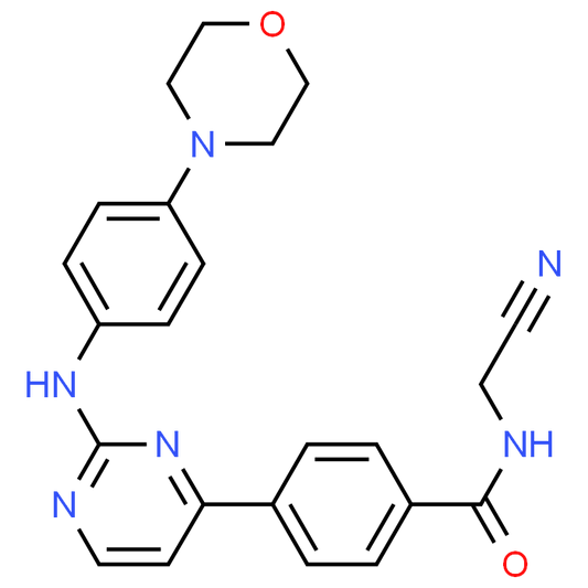 N-(Cyanomethyl)-4-(2-((4-morpholinophenyl)amino)pyrimidin-4-yl)benzamide