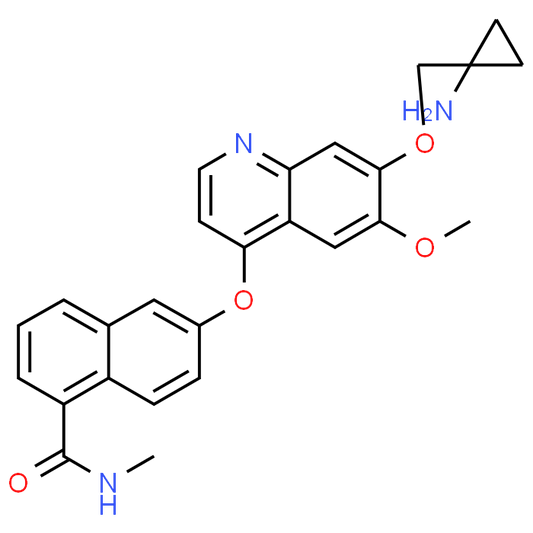 6-((7-((1-Aminocyclopropyl)methoxy)-6-methoxyquinolin-4-yl)oxy)-N-methyl-1-naphthamide