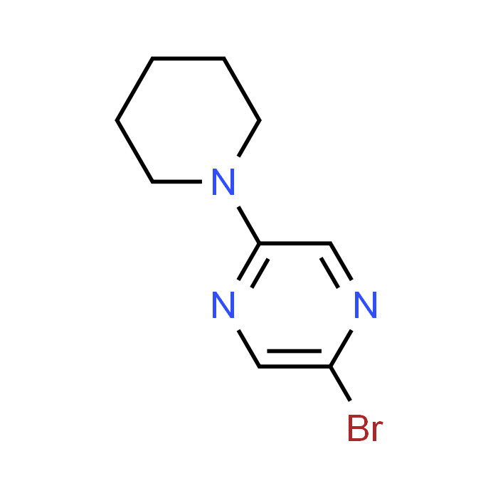 2-Bromo-5-(piperidin-1-yl)pyrazine - Achmem