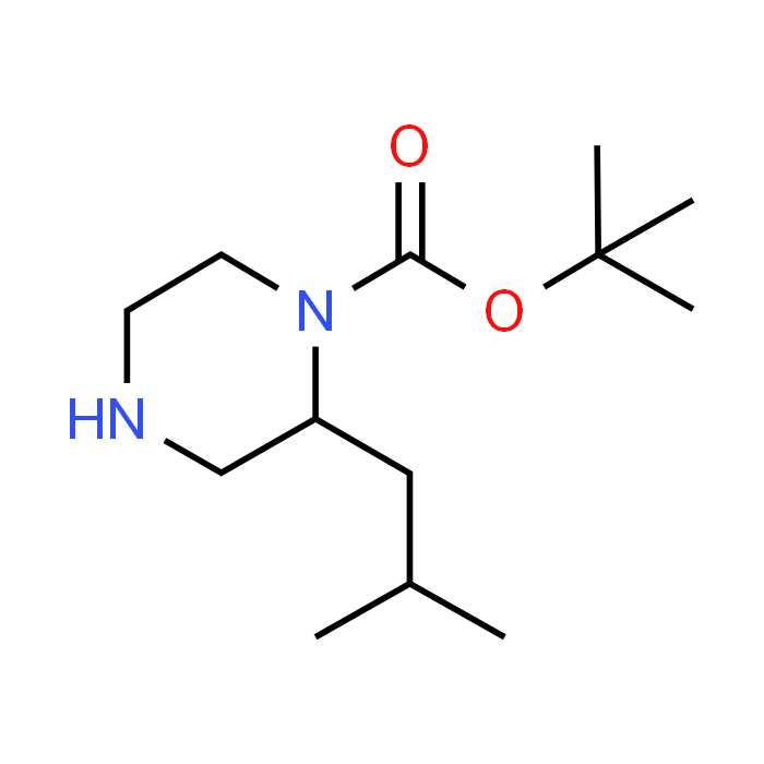 tert-Butyl 2-(2-methylpropyl)piperazine-1-carboxylate