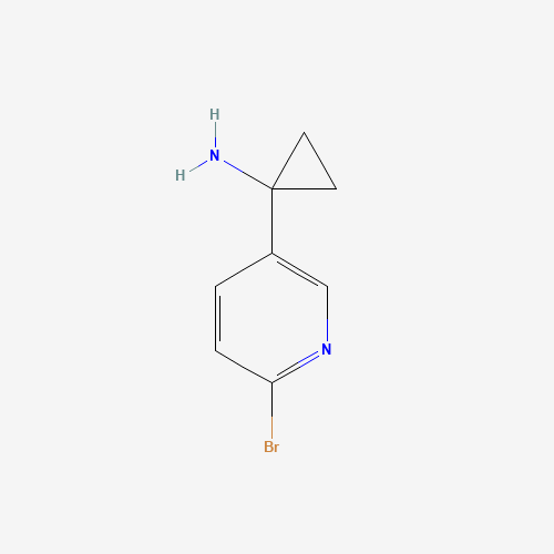 1-(6-Bromopyridin-3-yl)cyclopropan-1-amine