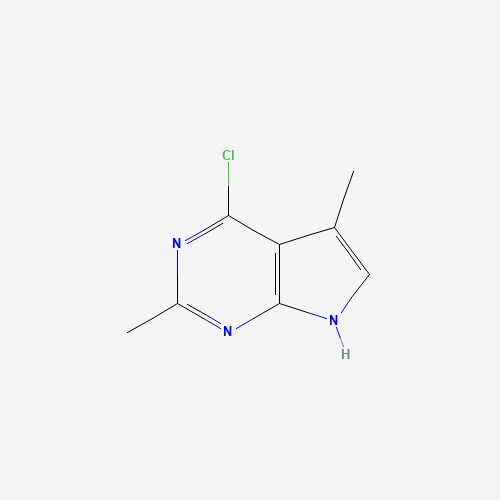 4-Chloro-2,5-dimethyl-7H-pyrrolo[2,3-d]pyrimidine
