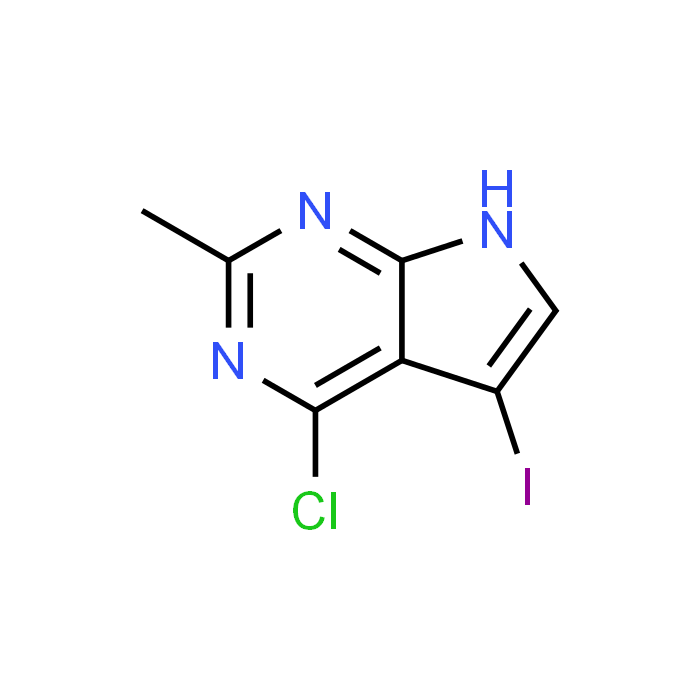 4-Chloro-5-iodo-2-methyl-7H-pyrrolo[2,3-d]pyrimidine