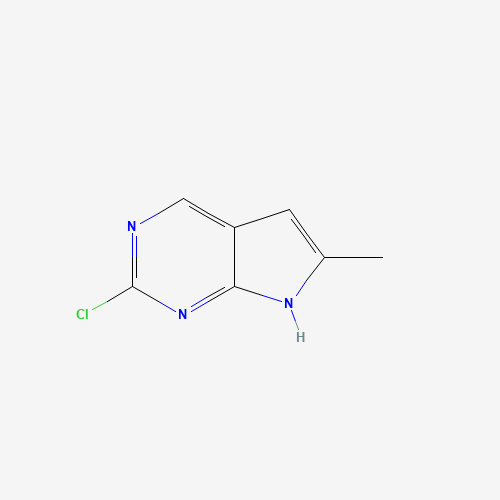 2-Chloro-6-methyl-7H-pyrrolo[2,3-d]pyrimidine