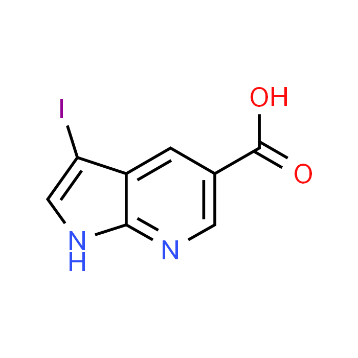 3-Iodo-7-azaindole-5-carboxylic acid